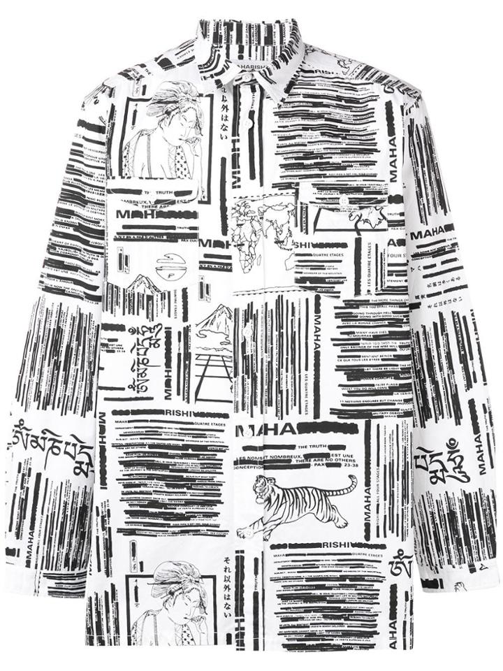 Maharishi Document Shirt - White