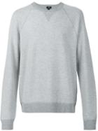 Vince Crew Neck Sweatshirt, Men's, Size: Xl, Grey, Nylon/viscose/wool
