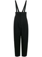 Comme Des Garçons Noir Kei Ninomiya High Waist Dungaree Trousers -