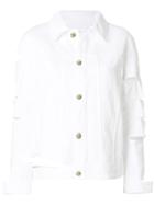 Each X Other Ripped Effect Denim Jacket - White