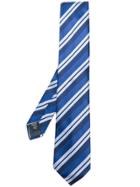 Ermenegildo Zegna Diagonal Stripe Tie - Blue