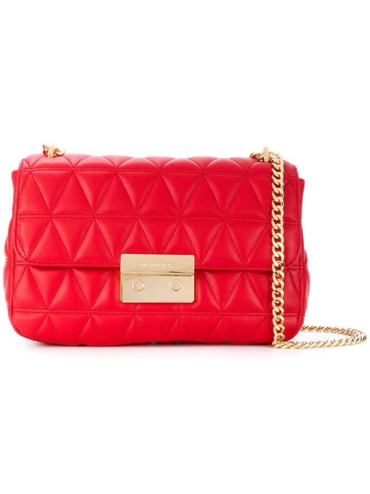 Michael Michael Kors Sloan Large Shoulder Bag - Red