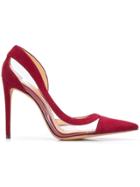 Alexandre Birman Panelled Pointed Toe Pumps - Red