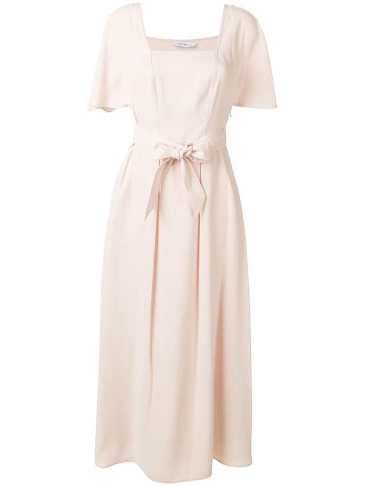 Calvin Klein Belted Maxi Dress - Pink