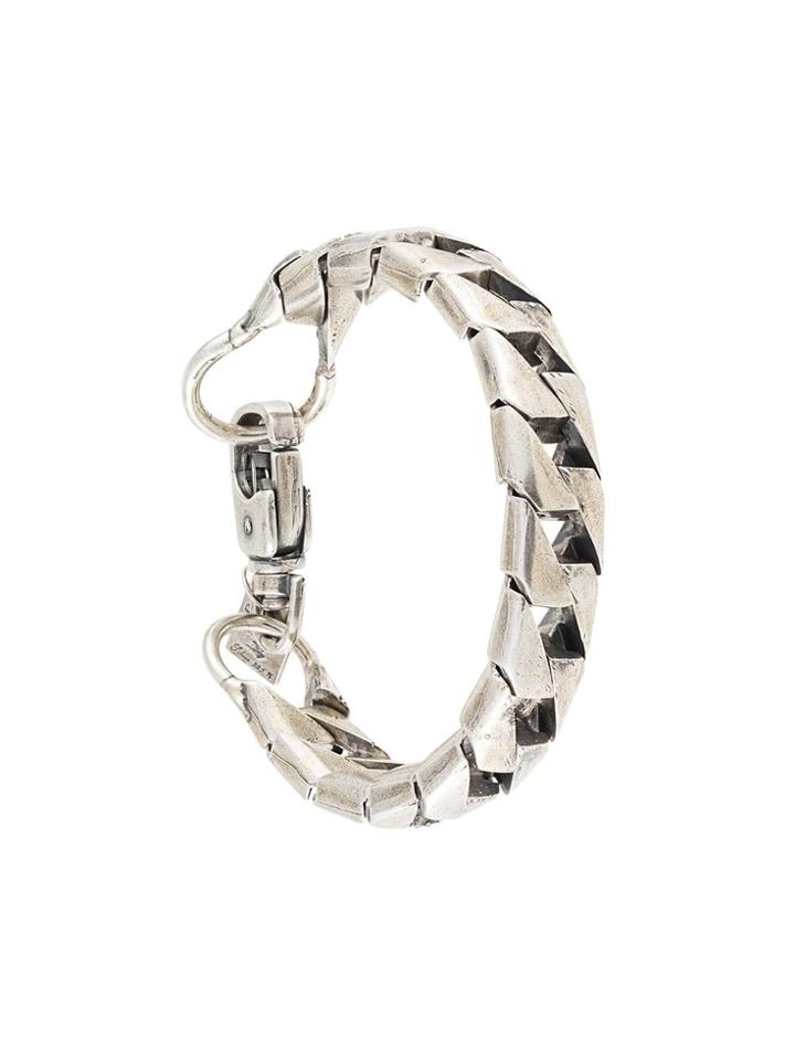 Goti Oversized Chain Bracelet - Silver