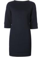 Neil Barrett Mini Sweater Dress, Women's, Size: Medium, Blue, Wool/modal