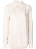 Sonia Rykiel Buttoned Satin Shirt - Nude & Neutrals