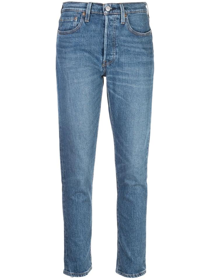 Levi's High Rise Skinny Jeans - Blue