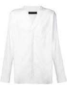 Christian Pellizzari Long-sleeve Kimono Shirt - White