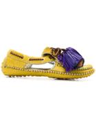Carven Tassel Pumps With Cut-out Detailing - Yellow