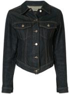 Gucci Pre-owned Pointed Front Denim Jacket - Blue