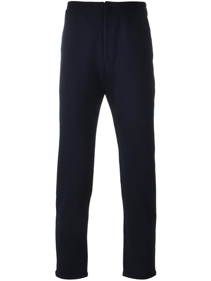 Fendi - Classic Track Pants - Men - Cotton/spandex/elastane - 50, Blue, Cotton/spandex/elastane