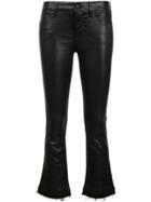 Rta Cropped Flared Trousers - Black