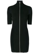 Mcq Alexander Mcqueen Zipped Dress - Black