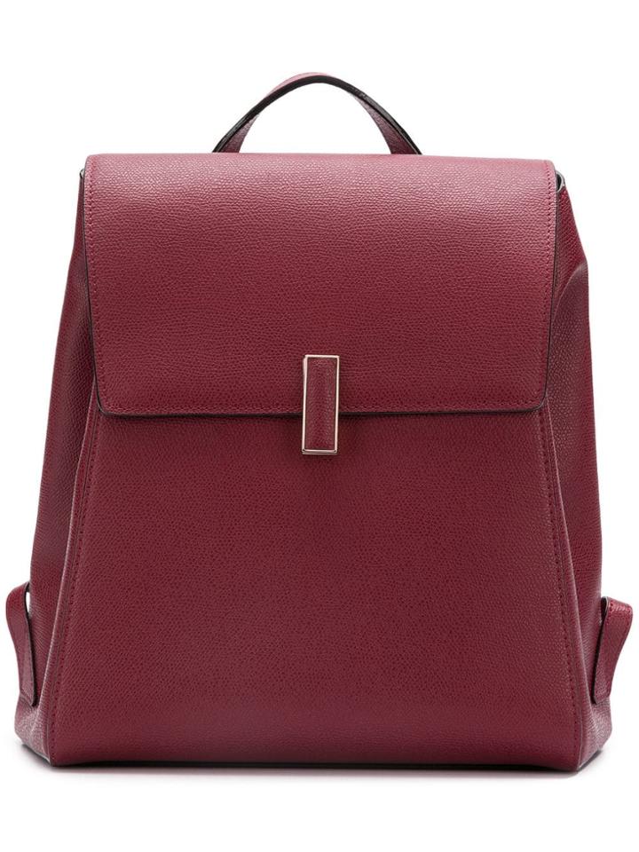 Valextra Iside Backpack - Red