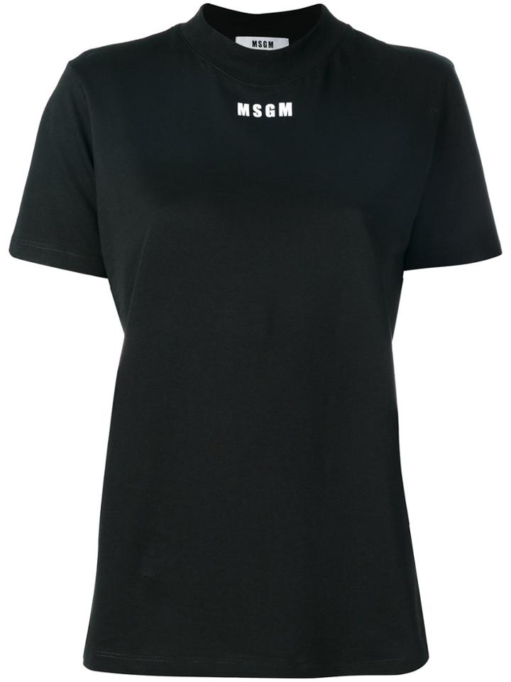 Msgm Logo T-shirt - Black