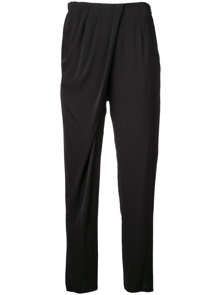 Aula Slim-fit Trousers - Black