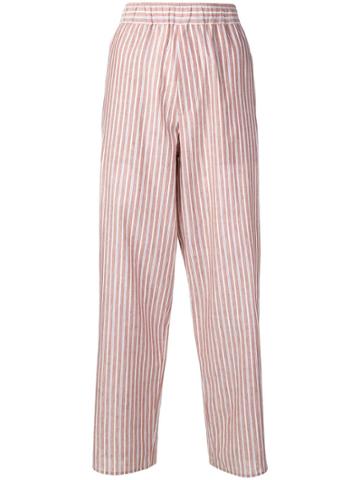 Cristaseya Striped Pyjama Pants - Brown