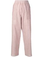 Cristaseya Striped Pyjama Pants - Brown