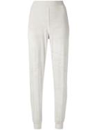 Emporio Armani Velour Feel Trousers - Neutrals