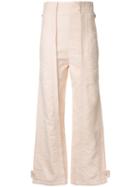 Chloé Workwear Trousers, Women's, Size: 40, Pink/purple, Cotton
