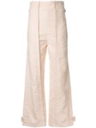 Chloé Workwear Trousers, Women's, Size: 40, Pink/purple, Cotton