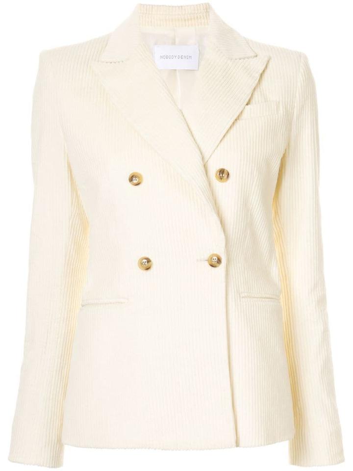 Nobody Denim Corduroy Blazer - White