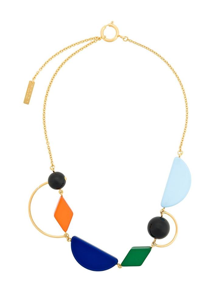 Marni Geometric Design Necklace - Gold