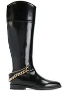 Lanvin Chain-embellished Boots - Black