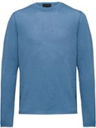 Prada Cashmere Crew-neck Sweater - Blue