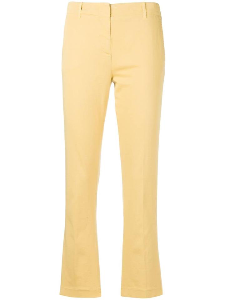 Aspesi Slim Cropped Trousers - Yellow