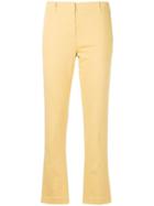 Aspesi Slim Cropped Trousers - Yellow
