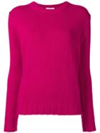 Allude Crew Neck Sweater - Pink