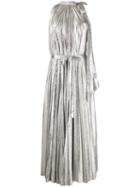 A.w.a.k.e. Mode Pleated Cocktail Dress - Silver