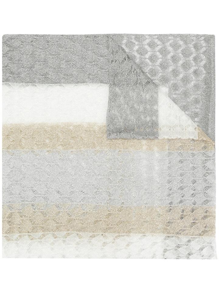 Missoni Striped Scarf - Grey