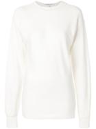Helmut Lang Oversized Sweater - White