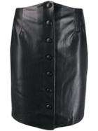 Nanushka Short Fitted Skirt - Black