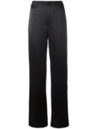Lanvin - Striped Wide Leg Trousers - Women - Polyester/acetate/viscose/wool - 36, Blue, Polyester/acetate/viscose/wool