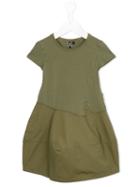 Flared Dress - Kids - Cotton/spandex/elastane - 4 Yrs, Green, European Culture Kids