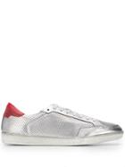Saint Laurent Sl/10 Low-top Sneakers - Silver