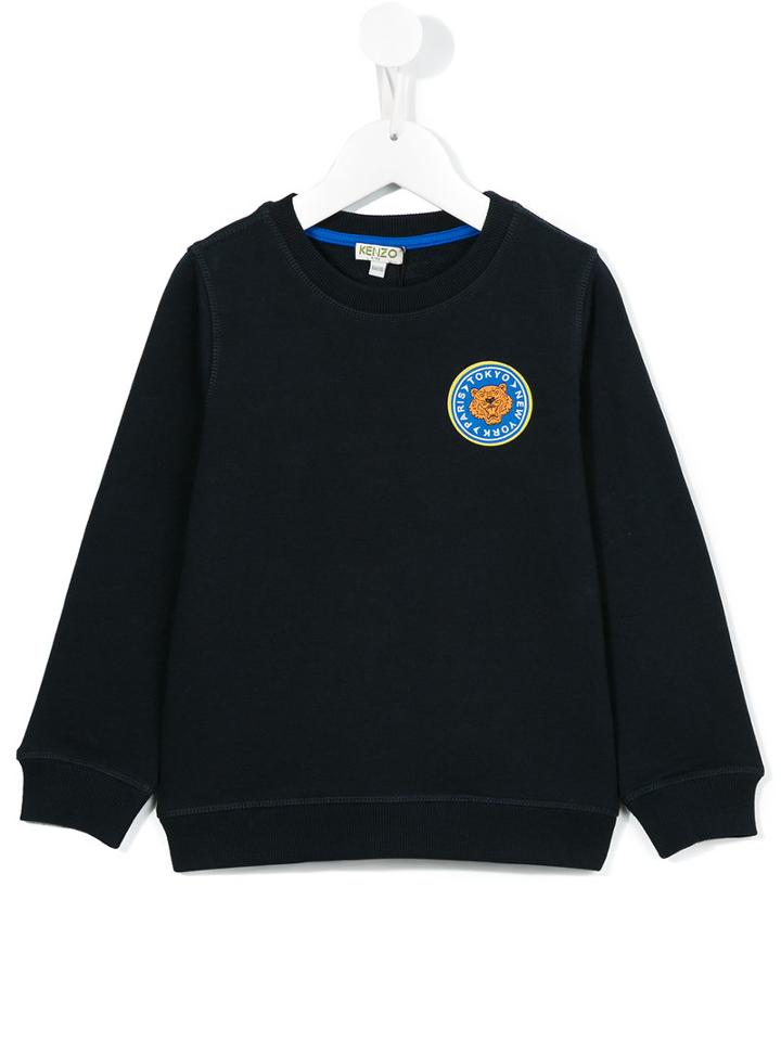 Kenzo Kids Logo Sweatshirt, Girl's, Size: 10 Yrs, Blue