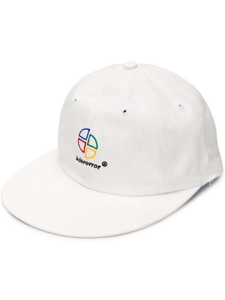 Ader Error Embroidered Logo Cap - White