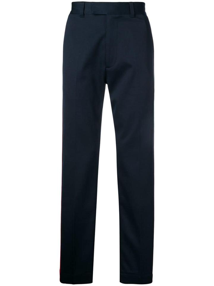 Calvin Klein Side Stripe Trousers - Blue