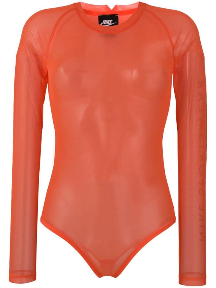 Nike Sheer Bodysuit - Orange