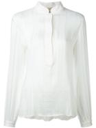 Zeus+dione - Hera Blouse - Women - Silk/rayon - 36, White, Silk/rayon