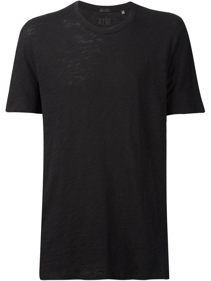 Atm Anthony Thomas Melillo Crew Neck T-shirt, Men's, Size: Medium, Blue, Cotton