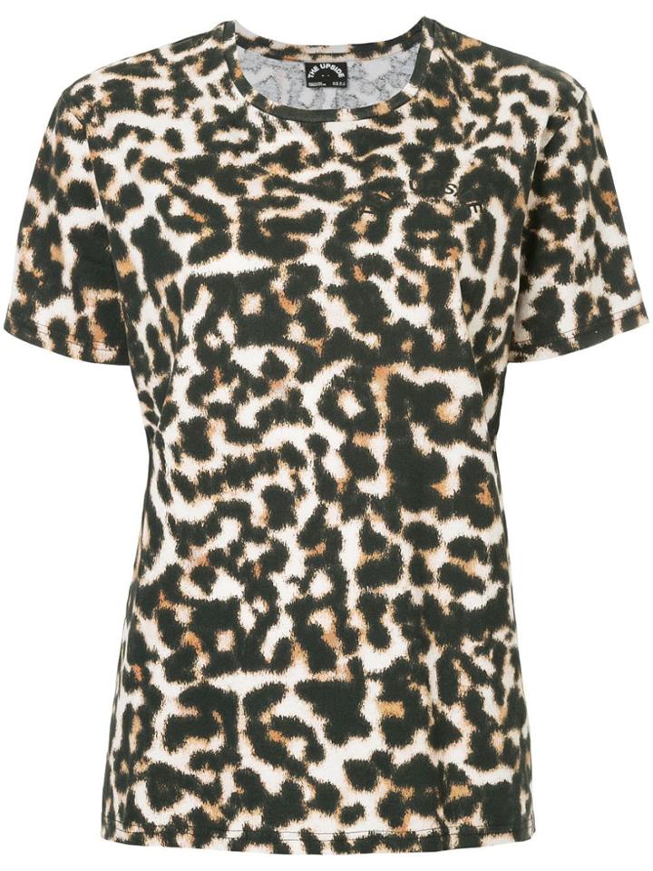 The Upside Leopard Print T-shirt - Black
