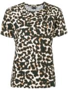 The Upside Leopard Print T-shirt - Black