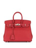 Hermès Pre-owned Birkin 25 Handbag - Red