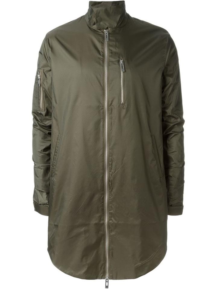 Han Kj0benhavn 'v' Pocket Detail Zip Up Parka